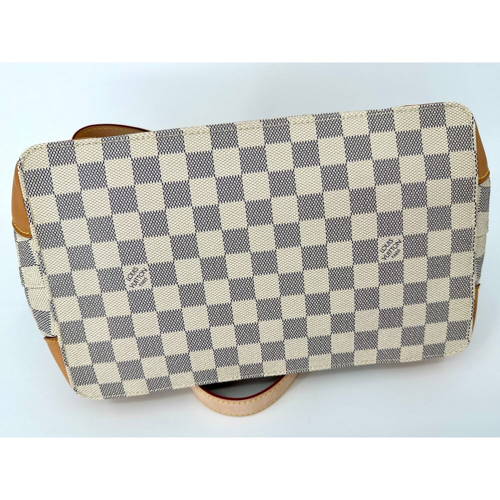 Louis Vuitton Hampstead PM Damier Azur Canvas Tote Bag w/ Dust Bag - Picture 13 of 14